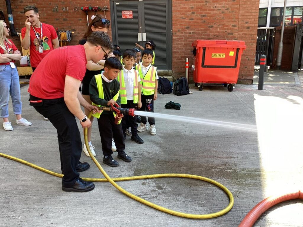 Evergreen Academy pupils visit local fire station