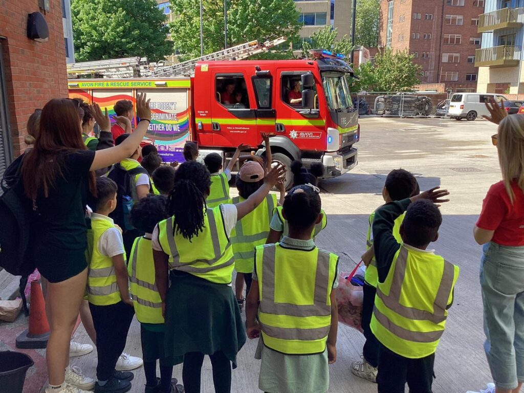Evergreen Academy pupils visit local fire station
