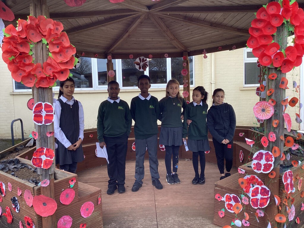 Evergreen Primary Academy unites on Remembrance Day